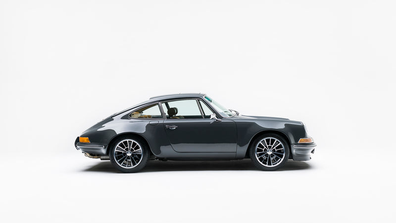 Side profile of Gray Triebwerk F3.6 on a white background