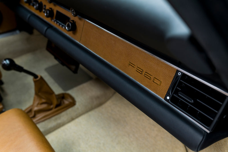 Close-up of a Triebwerk F3.6 dashboard with 'F360' badging.